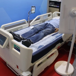 The hospital beds of Joson-Care impressed booth visitors with a wide range of...